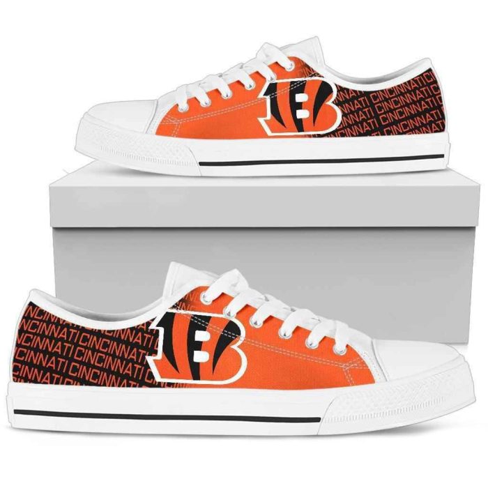 NFL Cincinnati Bengals Low Top Sneakers Low Top Shoes