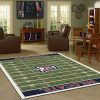 NFL Football Fans Arizona Wildcats Home Field Area Rug Football Home Decor