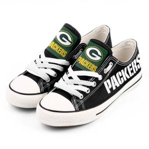 NFL Green Bay Packers Gift For Fans Low Top Custom Canvas Shoes H97