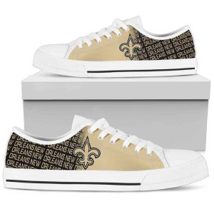 NFL New Orleans Saints Low Top Sneakers Low Top Shoes