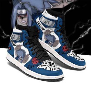 Naruto Sasuke Shoes Cursed Seal of Heaven Power Anime Sneakers