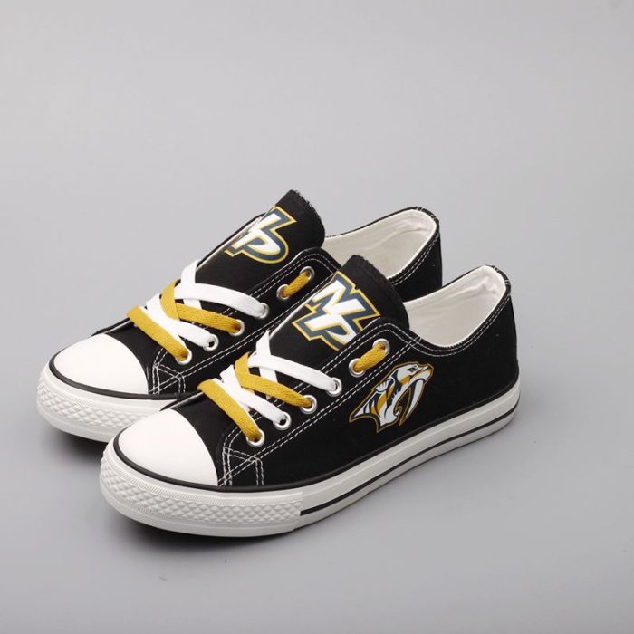 Nashville Predators NHL Hockey 5 Gift For Fans Low Top Custom Canvas Shoes