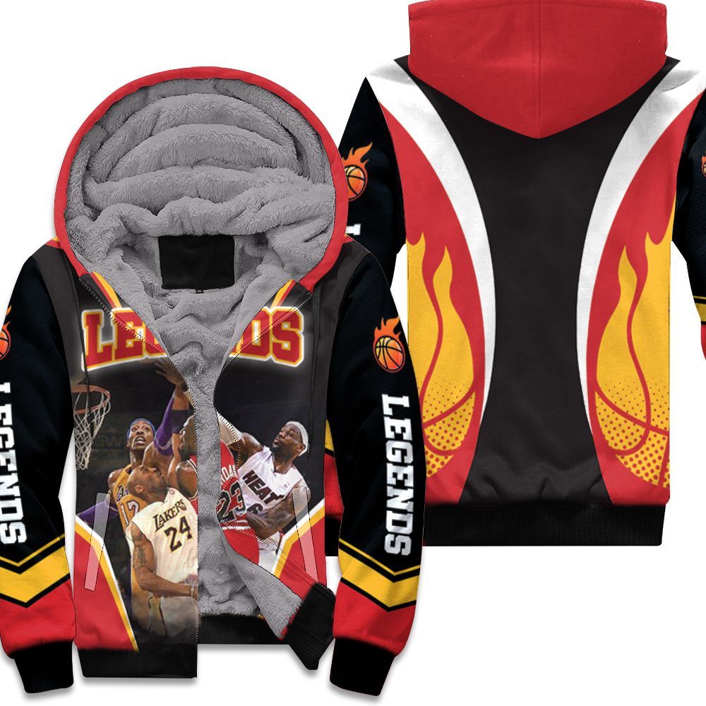 Nba-Legend-Jumpshot-In-Basket-Unisex-Fleece-Hoodie Nba Legend Jumpshot In Basket Unisex Fleece Hoodie