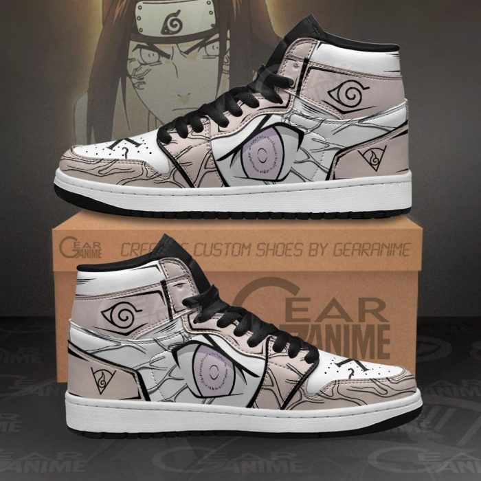 Neji Byakugan Eyes Sneakers Naruto Anime Shoes