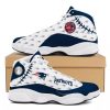 New England Patriots Air Jordan 13 Custom Sneakers Baseball