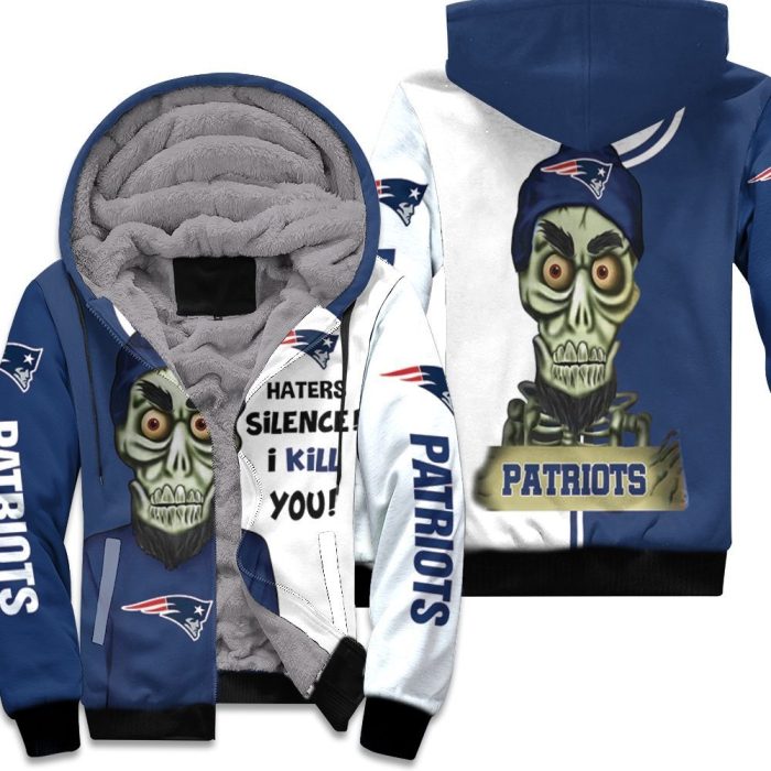 New England Patriots Haters I Kill You 3D Unisex Fleece Hoodie