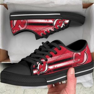 New Jersey Devils Nhl Hockey 3 Low Top Sneakers Low Top Shoes