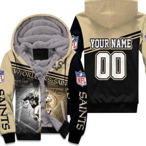 New Orleans Saints 2020 Nfl Season Nfc South Champions Cameron Jordan 94 & Drew Bree 9 Legends Personalized Unisex Fleece Hoodie