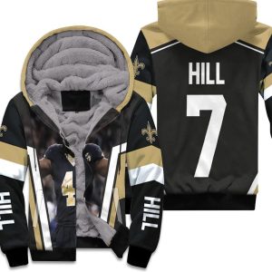 New Orleans Saints Taysom Hill 7 Legendary Unisex Fleece Hoodie