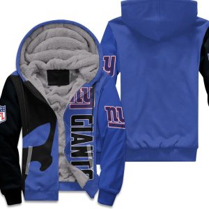 New York Giants Nfl Skull 3D Unisex Fleece Hoodie