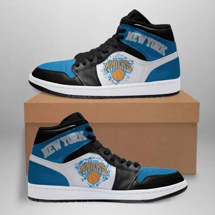 New York Knicks 2 NBA Air Jordan 1 Sport Custom Sneakers