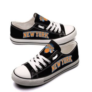 New York Knicks NBA Basketball 2 Gift For Fans Low Top Custom Canvas Shoes