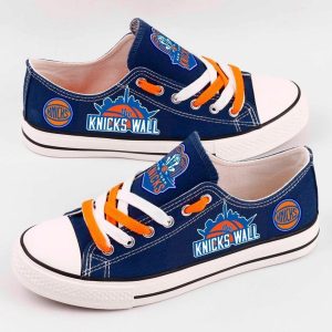 New York Knicks NBA Basketball Gift For Fans Low Top Custom Canvas Shoes