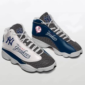 New York Yankees Team Air Jordan 13 Custom Sneakers-Jorrdan 13 Team Sneakers