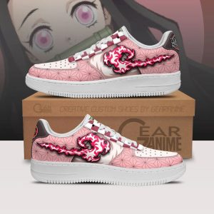 Nezuko Air Force 1 Sneakers Custom Skill Demon Slayer Shoes