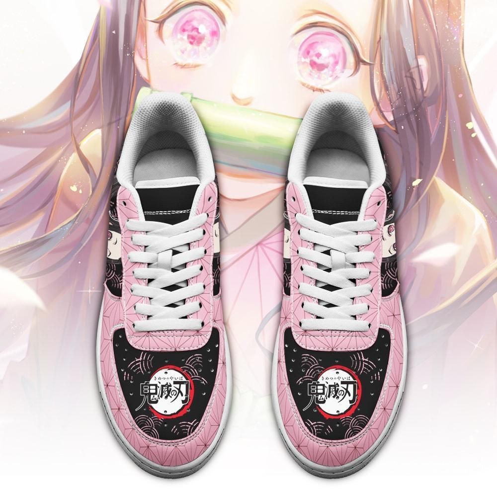 Nezuko Nike Air Force Shoes Unique Demon Slayer Anime Custom Sneakers Af0390 We Sell Presents 1558