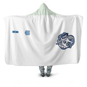 North Carolina Tar Heels NCAA Bomber Jacket 3D Hooded Blanket BBJ0005