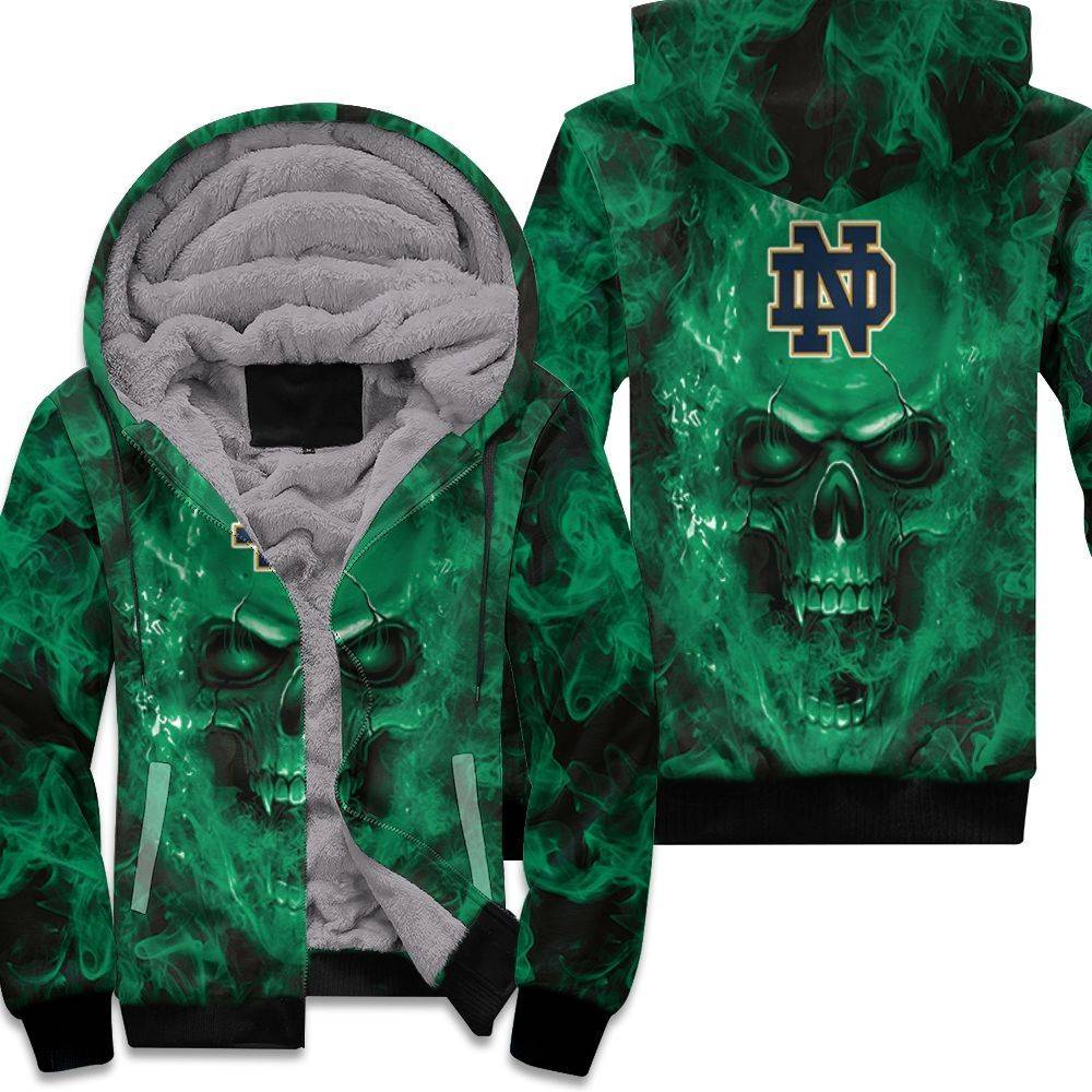 Notre-Dame-Fighting-Irish-Ncaa-Fans-Skull-Unisex-Fleece-Hoodie Notre Dame Fighting Irish Ncaa Fans Skull Unisex Fleece Hoodie