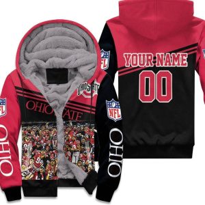 Ohio State Buckeyes All Players Champions Personalized Unisex Fleece Hoodie