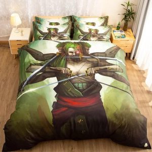 One Piece Roronoa Zoro #25 Duvet Cover Pillowcase Bedding Set