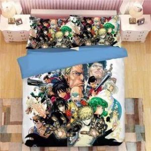 One Punch Man #1 Duvet Cover Pillowcase Bedding Set Home Decor