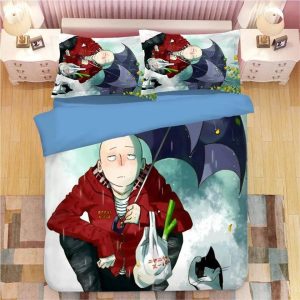 One Punch Man #4 Duvet Cover Pillowcase Bedding Set Home Decor