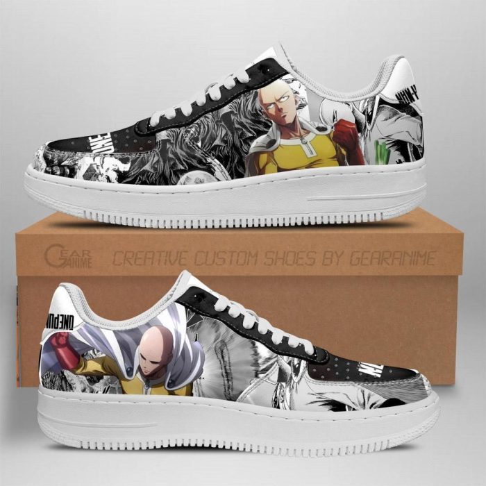 One Punch Man Air Force Sneakers Manga Anime Shoes Fan Gift Idea Tt04