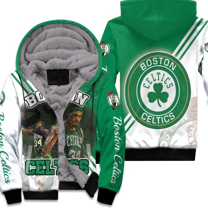 Paul Pierce 34 Boston Celtics Unisex Fleece Hoodie