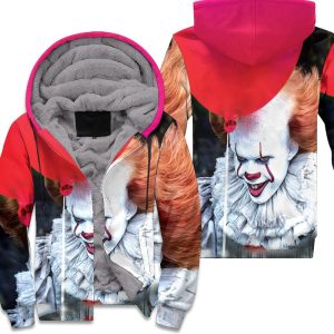 Pennywise It Smiling Dancing Cloud Halloween Horror Movie 3D Unisex Fleece Hoodie