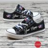 Personalized Columbus Blue Jackets NHL Hockey Gift For Fans Low Top Custom Canvas Shoes