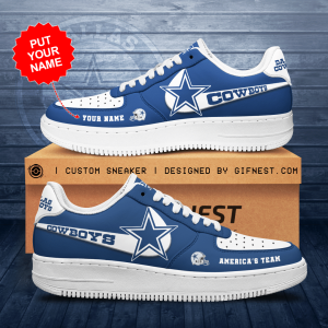 Personalized Dallas Cowboys Air Force Sneaker Custom For Fan