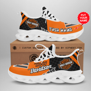 Personalized Harley Davidson Max Soul Shoes For Fan