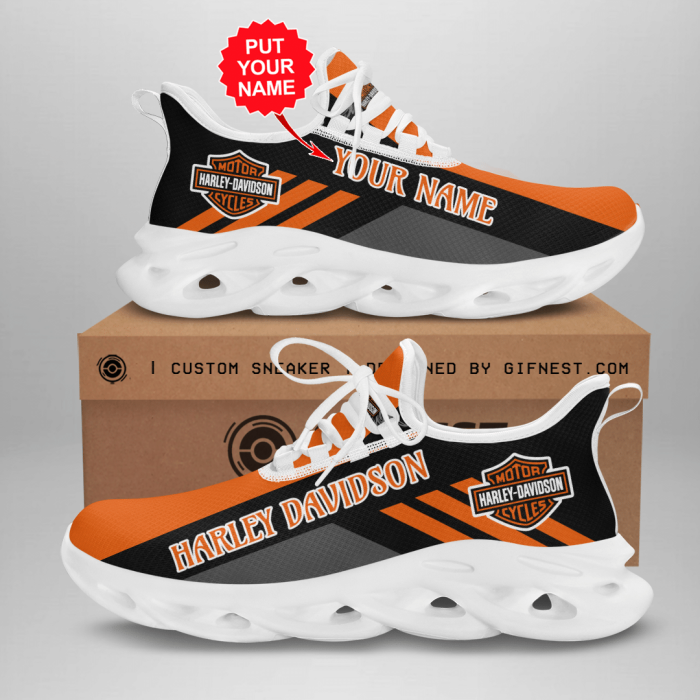 Personalized Harley Davidson Max Soul Shoes For Fan