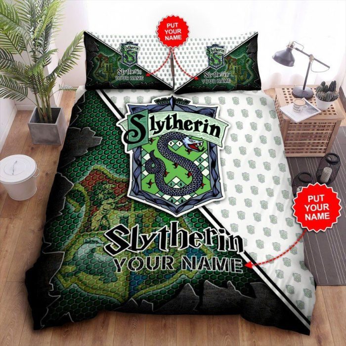 Personalized Harry Potter Duvet Cover Pillowcase Bedding Set