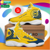 Personalized Name Michigan Wolverines Jordan 13 Sneakers - Custom JD13 Shoes