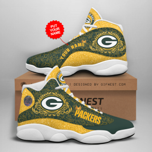 Personalized Shoes 02 Green Bay Packer Jordan 13 Customized Name