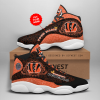 Personalized Shoes Cincinnati Bengals Jordan 13 Customized Name