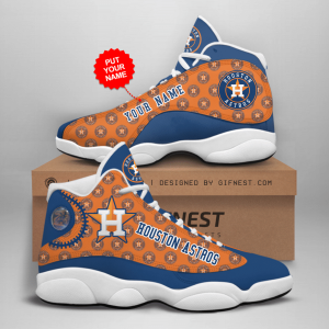 Personalized Shoes Houston Astros Jordan 13 Custom Name