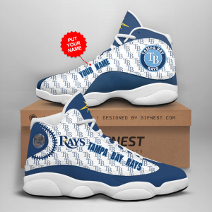 Personalized Shoes Tampa Bay Rays Jordan 13 Custom Name