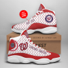 Personalized Shoes Washington Nationals Jordan 13 Custom Name