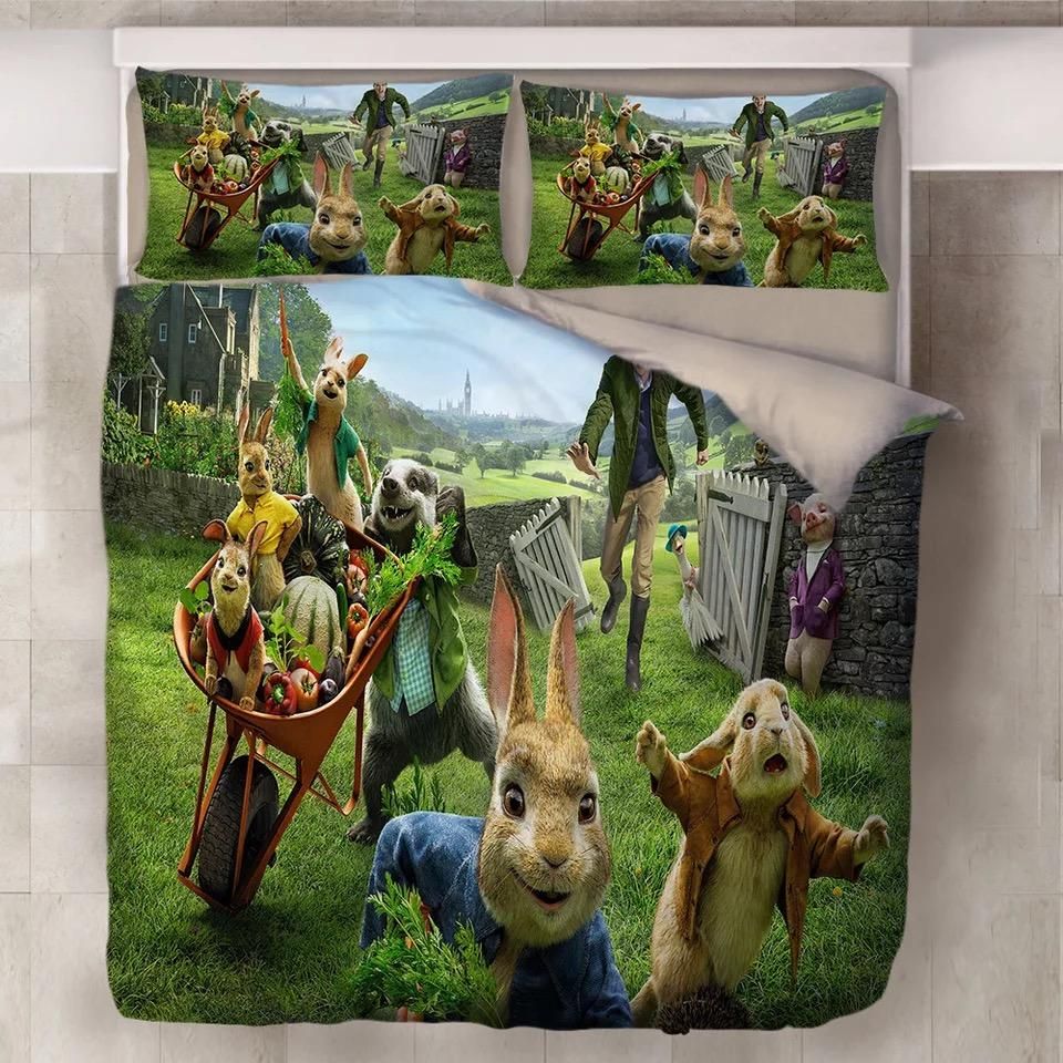 Peter-Rabbit-10-Duvet-Cover-Pillowcase-Bedding-Set-Home-Decor Peter Rabbit #10 Duvet Cover Pillowcase Bedding Set Home Decor