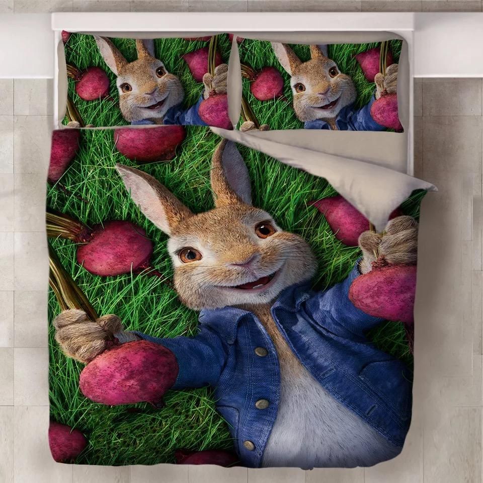 Peter-Rabbit-3-Duvet-Cover-Pillowcase-Bedding-Set-Home-Decor Peter Rabbit #3 Duvet Cover Pillowcase Bedding Set Home Decor