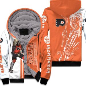 Philadelphia Flyers And Zombie For Fans Unisex Fleece Hoodie