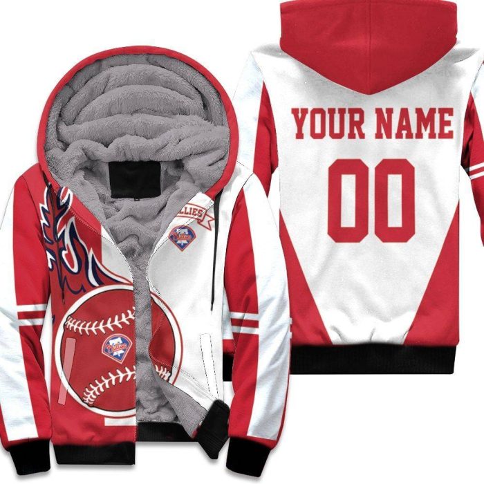 Philadelphia Phillies 3D Personalized Unisex Fleece Hoodie