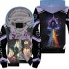 Pink Floyd Purple Logo Anaglyph Unisex Fleece Hoodie