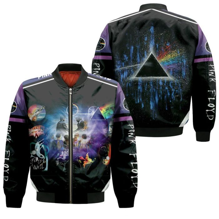 Pink Floyd Wish You Were Here Burning Man Album Cover Bomber Jacket