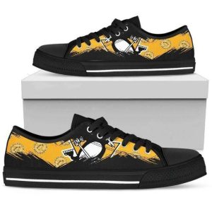 Pittsburgh Penguins NHL Hockey 5 Low Top Sneakers Low Top Shoes