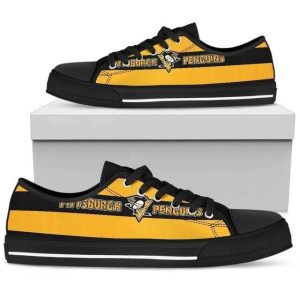 Pittsburgh Penguins NHL Hockey 6 Low Top Sneakers Low Top Shoes