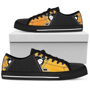 Pittsburgh Penguins Nhl Hockey 9 Low Top Sneakers Low Top Shoes