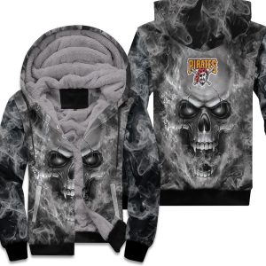 Pittsburgh Pirates Mlb Fans Skull Unisex Fleece Hoodie